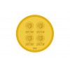 22 KT 8 GRM  Divine Murugar Design Gold Coin -916